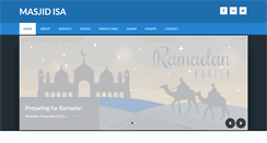 Desktop Screenshot of masjidisa.com
