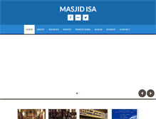 Tablet Screenshot of masjidisa.com